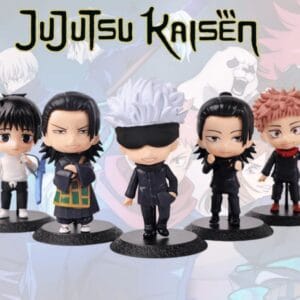 Action Figures Jujutsu Kaisen: Gojo, Geto, Yuta e Itadori