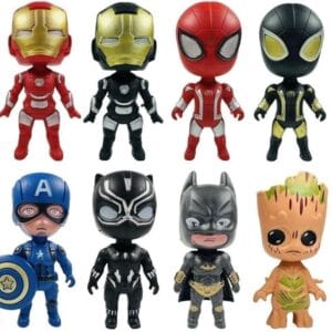 Action figure avengers homem aranha groot