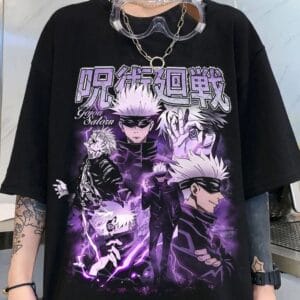camiseta oversized gojo jujutsu kaisen