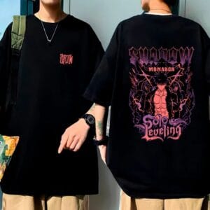 camiseta solo leveling oversized