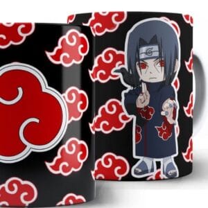 Caneca Naruto Chibi - Akatsuki - Itachi