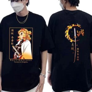 Camiseta Kyojuro Demon Slayer Rengoku