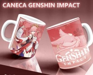 Caneca - Anime - Porcelana Genshin Impact