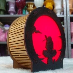 Luminária Itachi Uchida Geek Naruto