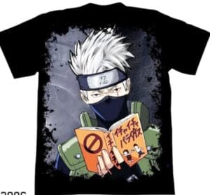 Camiseta Naruto Shippuden Kakashi Itachi Raposa